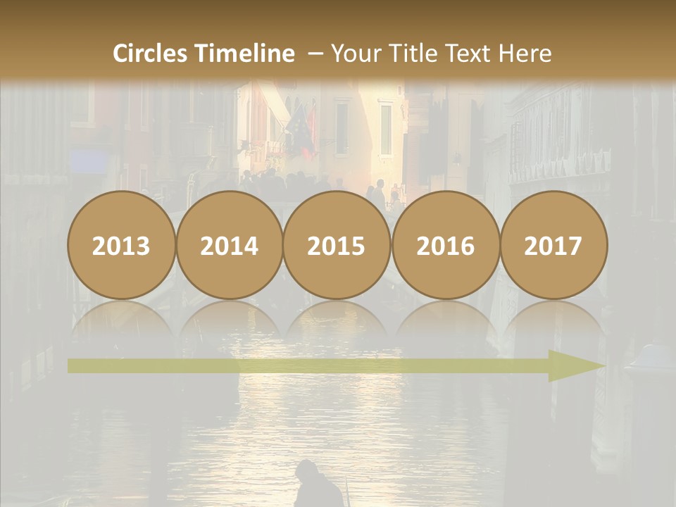 Water Favorite Venice PowerPoint Template