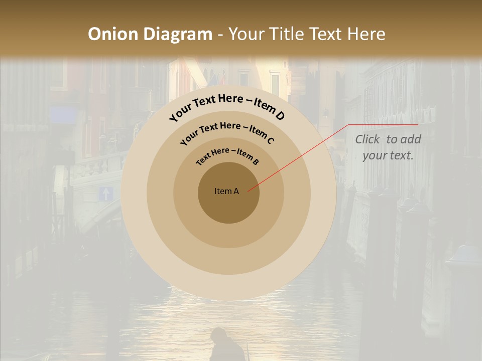 Water Favorite Venice PowerPoint Template