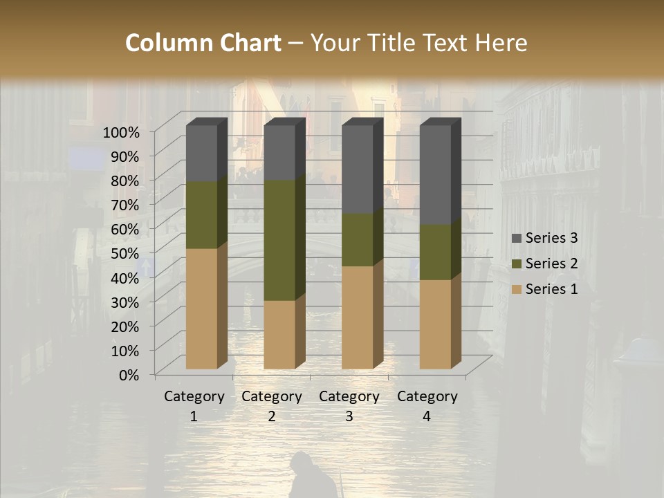 Water Favorite Venice PowerPoint Template