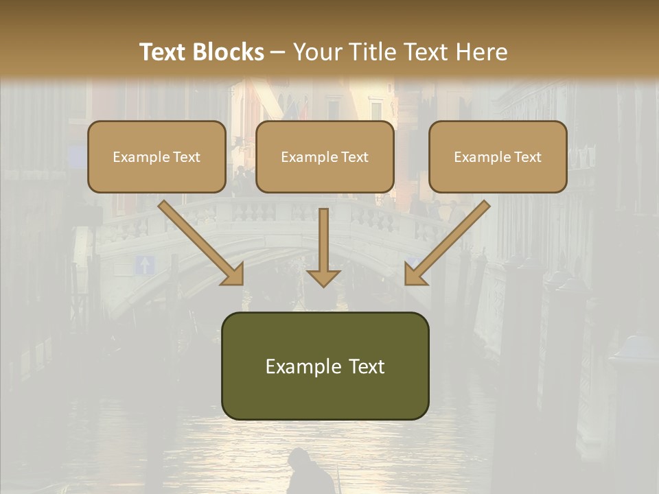 Water Favorite Venice PowerPoint Template