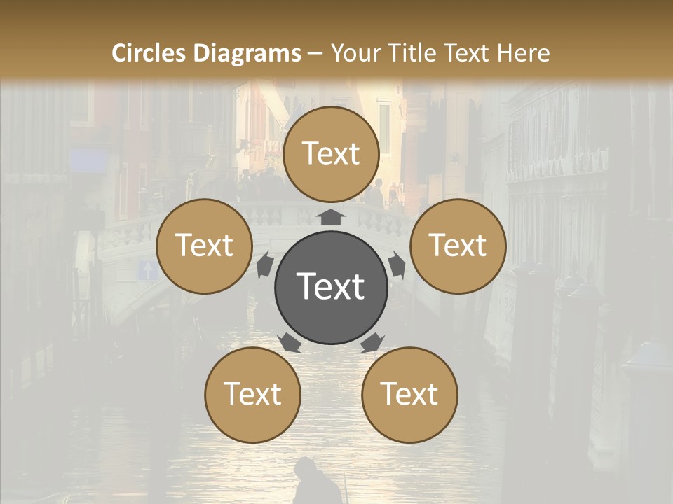 Water Favorite Venice PowerPoint Template