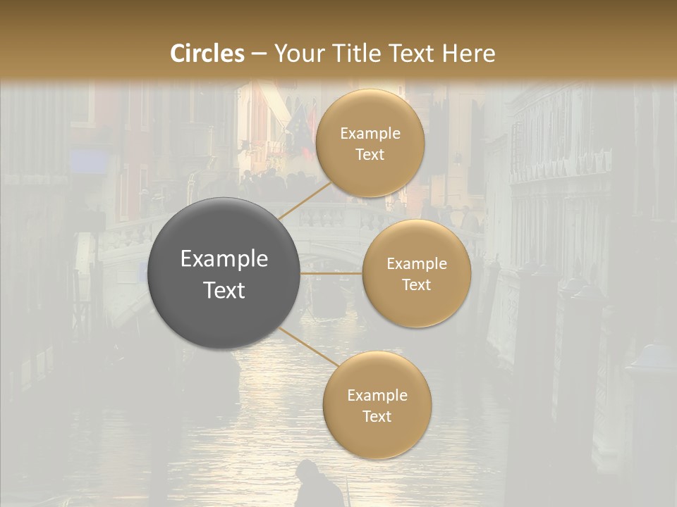 Water Favorite Venice PowerPoint Template