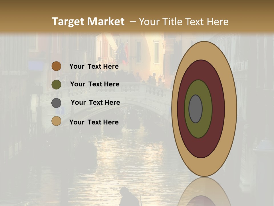 Water Favorite Venice PowerPoint Template