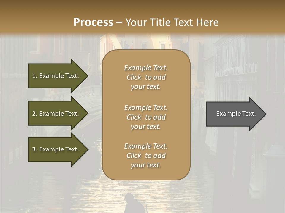Water Favorite Venice PowerPoint Template