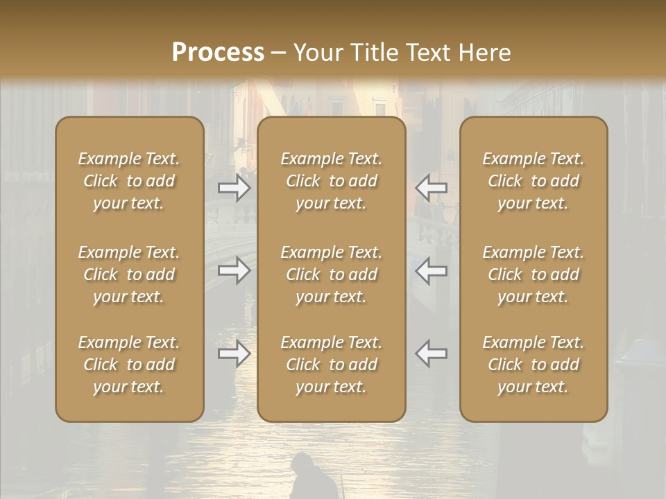 Water Favorite Venice PowerPoint Template