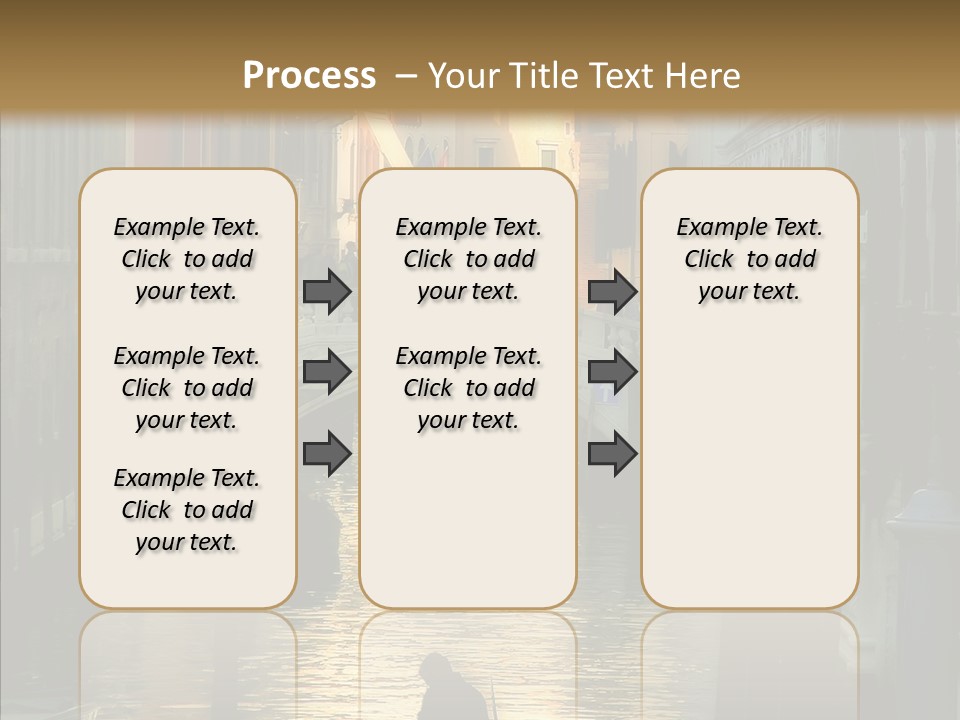 Water Favorite Venice PowerPoint Template