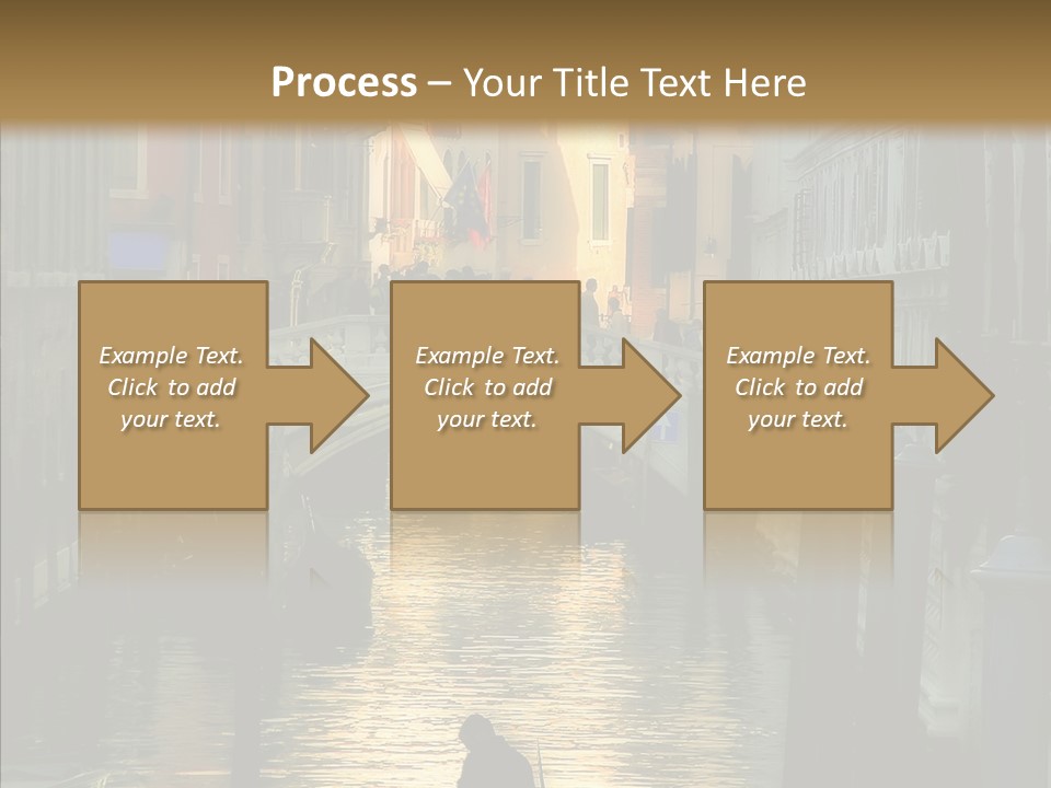 Water Favorite Venice PowerPoint Template