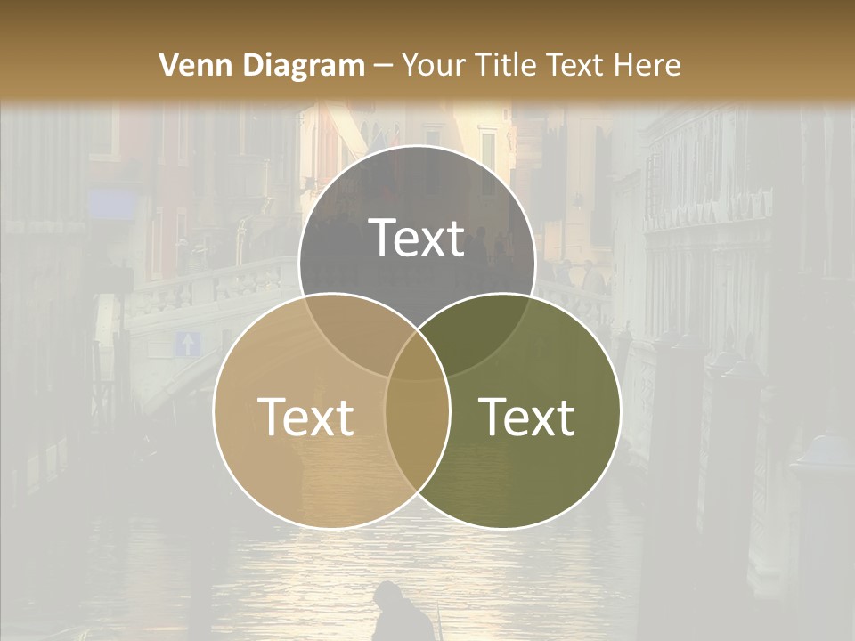 Water Favorite Venice PowerPoint Template