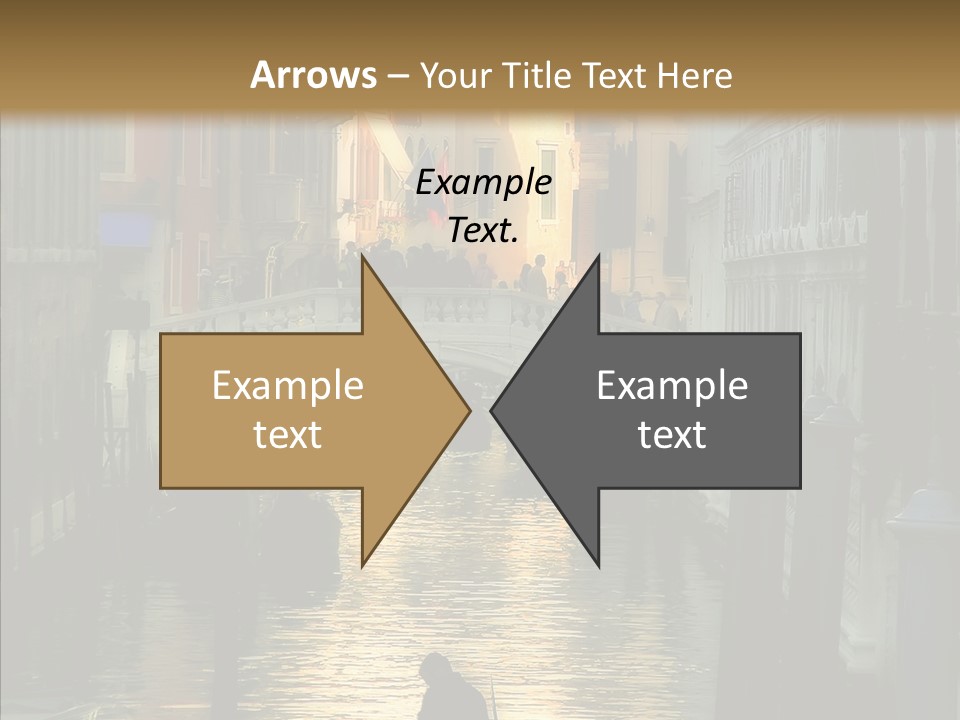 Water Favorite Venice PowerPoint Template