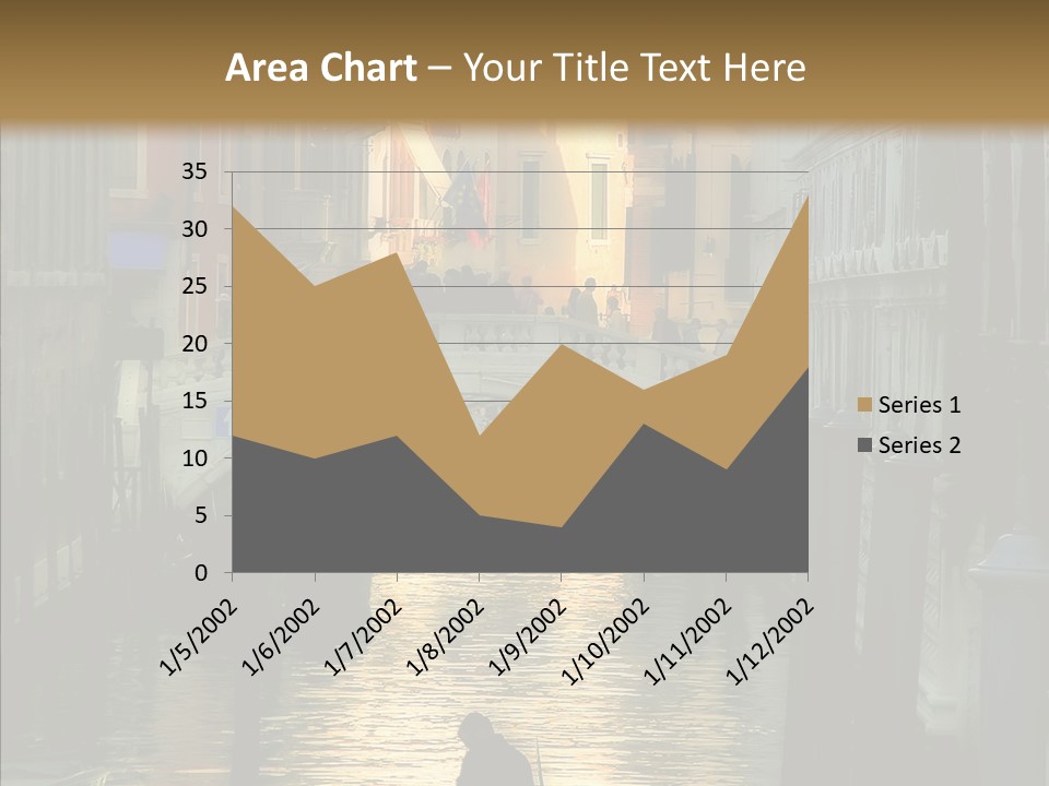 Water Favorite Venice PowerPoint Template