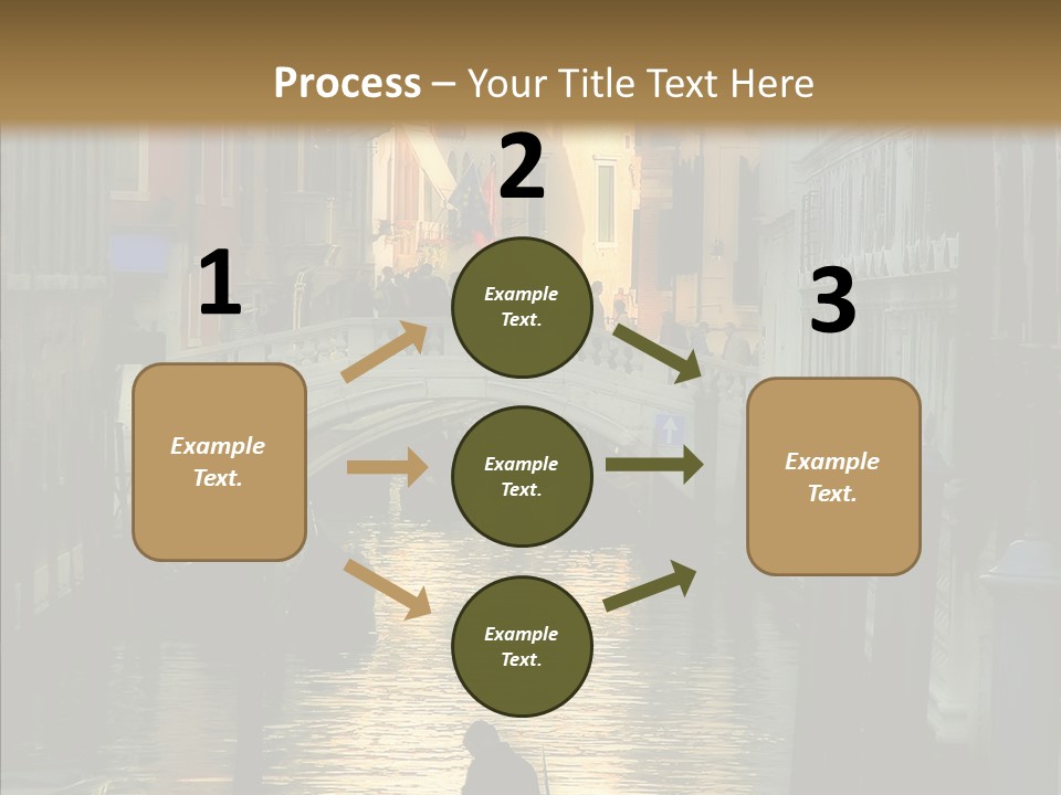 Water Favorite Venice PowerPoint Template