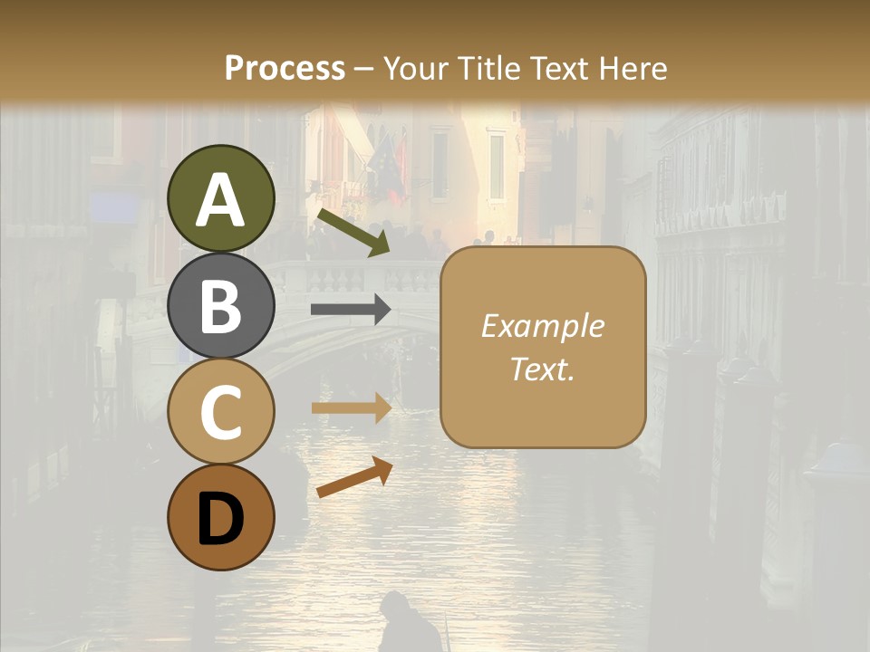 Water Favorite Venice PowerPoint Template