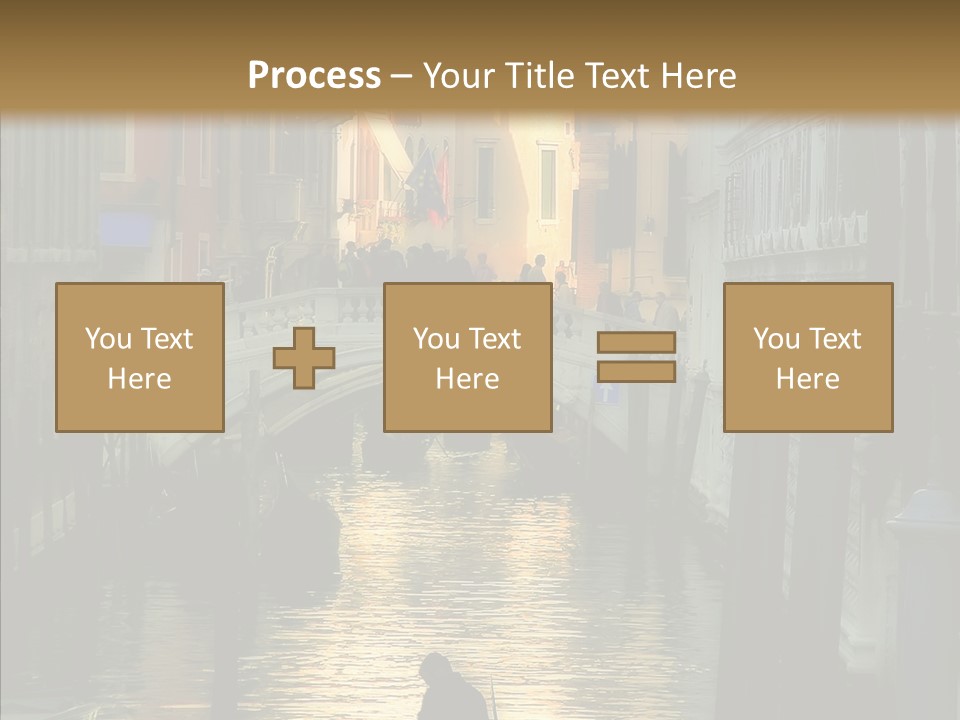 Water Favorite Venice PowerPoint Template
