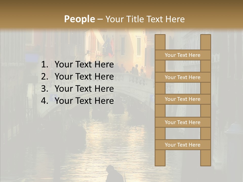 Water Favorite Venice PowerPoint Template
