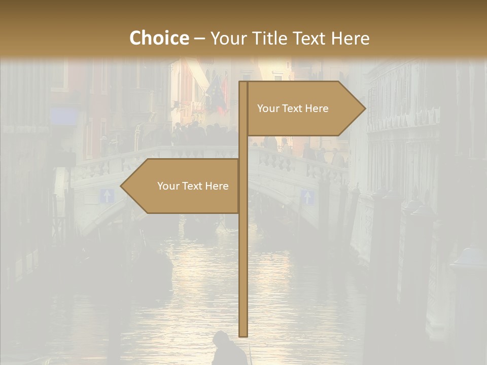 Water Favorite Venice PowerPoint Template