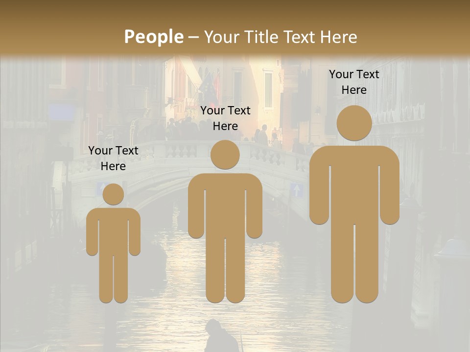 Water Favorite Venice PowerPoint Template