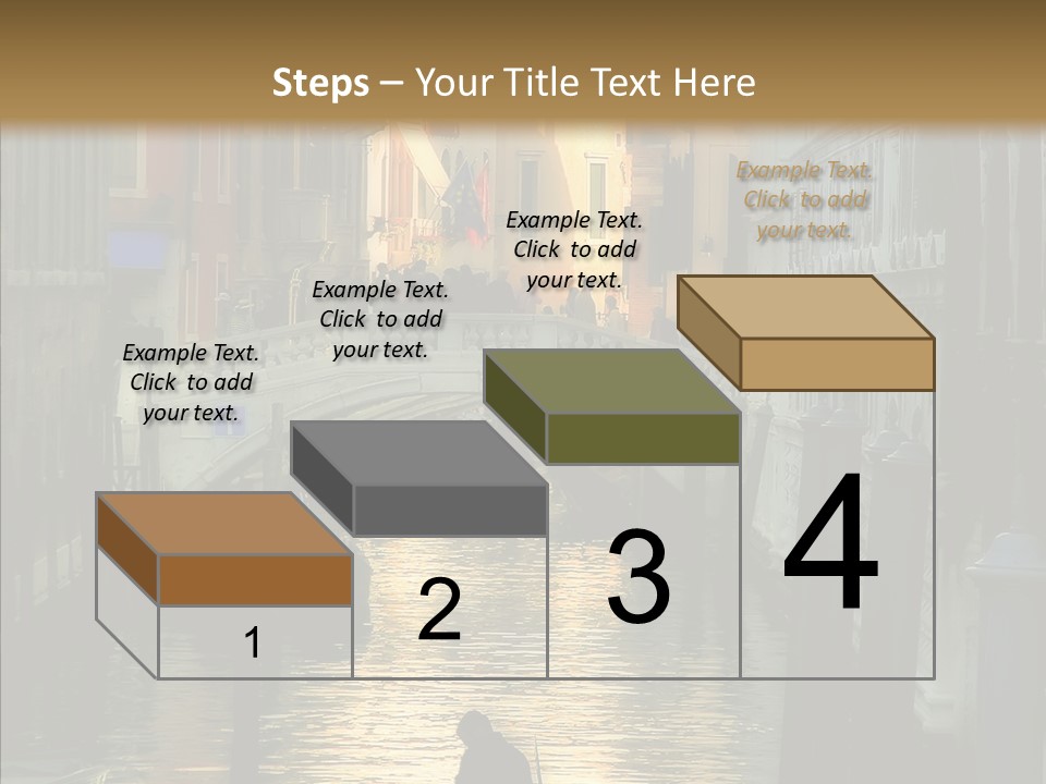 Water Favorite Venice PowerPoint Template
