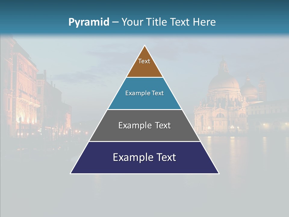 Clouds River Dusk PowerPoint Template