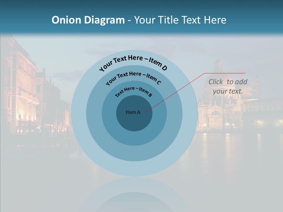 Clouds River Dusk PowerPoint Template