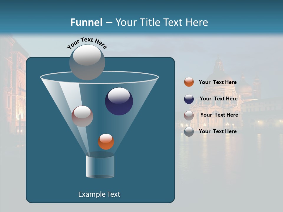 Clouds River Dusk PowerPoint Template