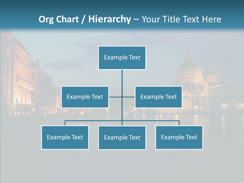 Clouds River Dusk PowerPoint Template