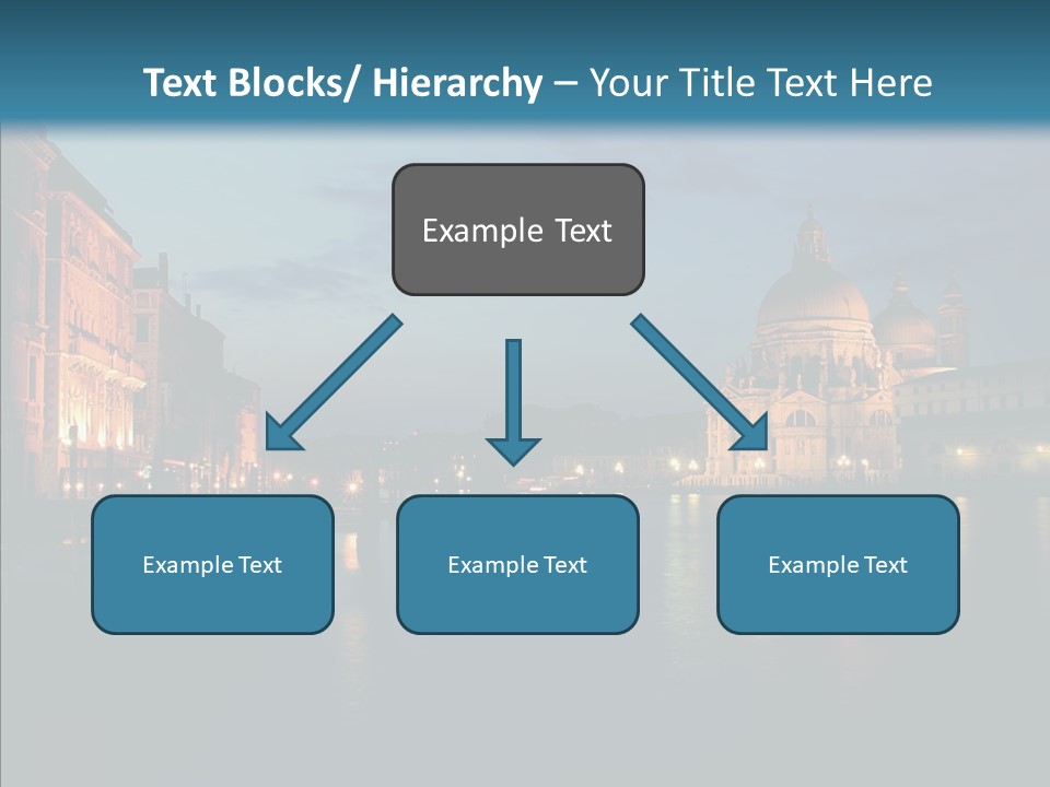 Clouds River Dusk PowerPoint Template