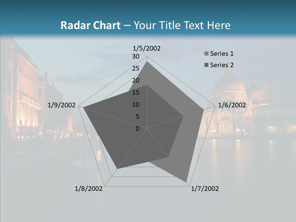 Clouds River Dusk PowerPoint Template