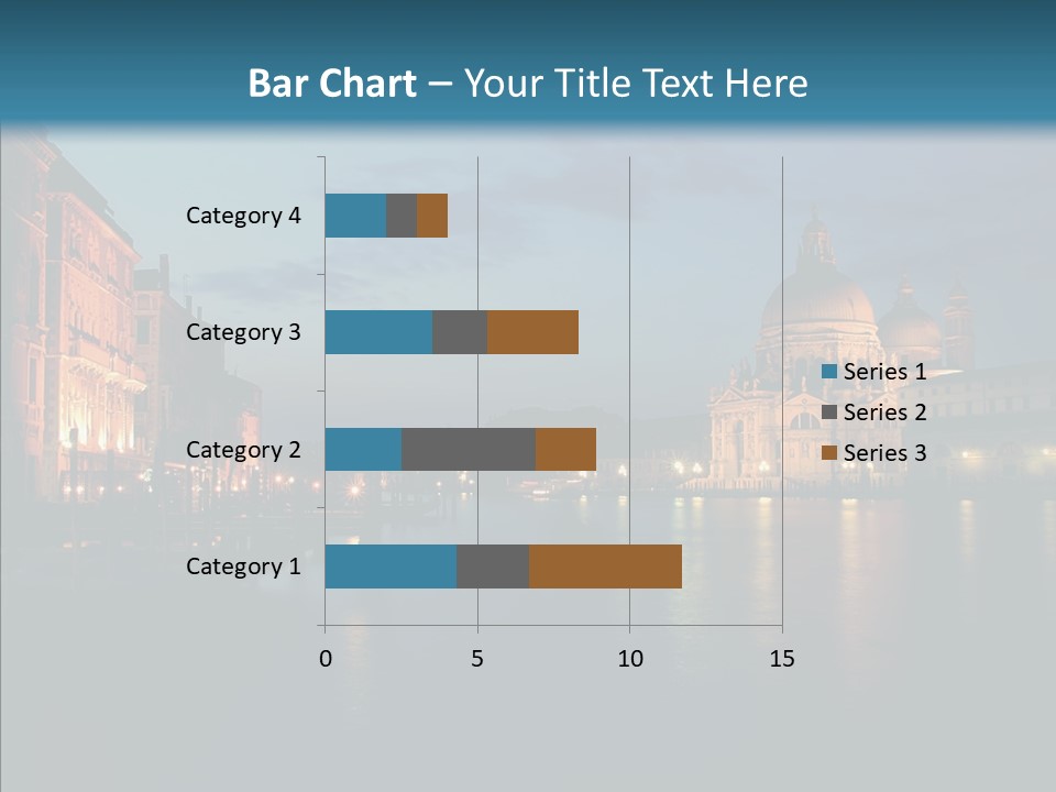 Clouds River Dusk PowerPoint Template