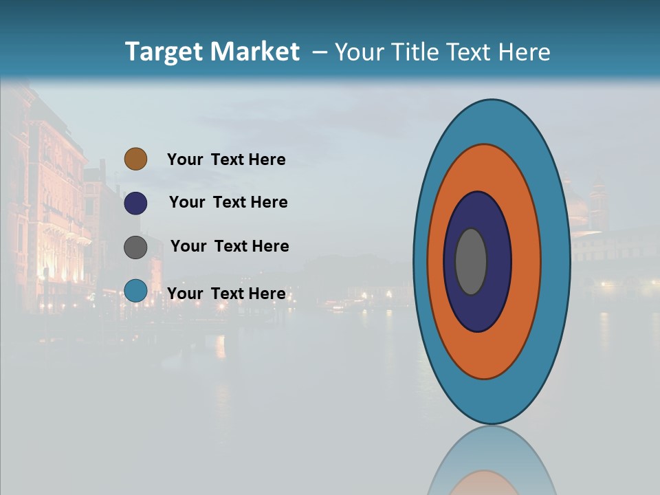 Clouds River Dusk PowerPoint Template