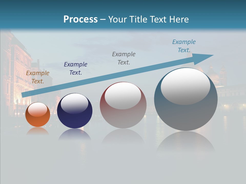 Clouds River Dusk PowerPoint Template