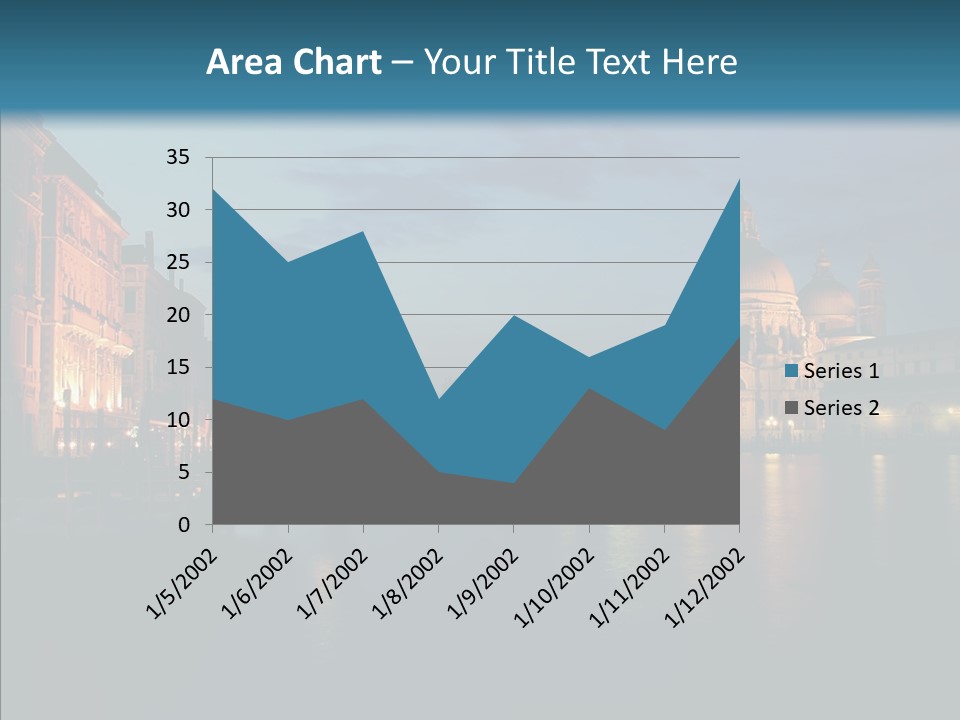 Clouds River Dusk PowerPoint Template