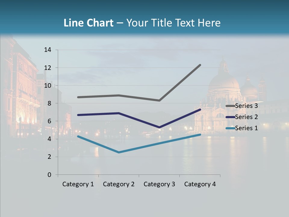 Clouds River Dusk PowerPoint Template