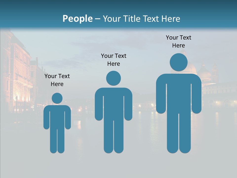 Clouds River Dusk PowerPoint Template