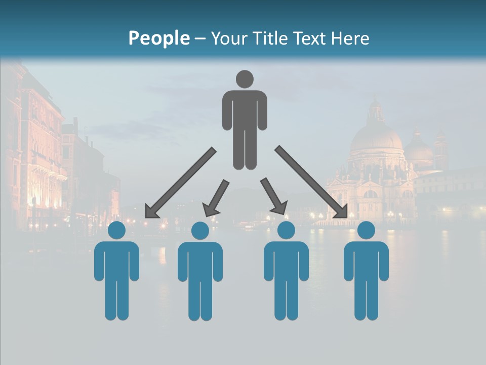 Clouds River Dusk PowerPoint Template