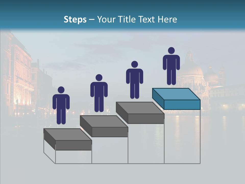 Clouds River Dusk PowerPoint Template