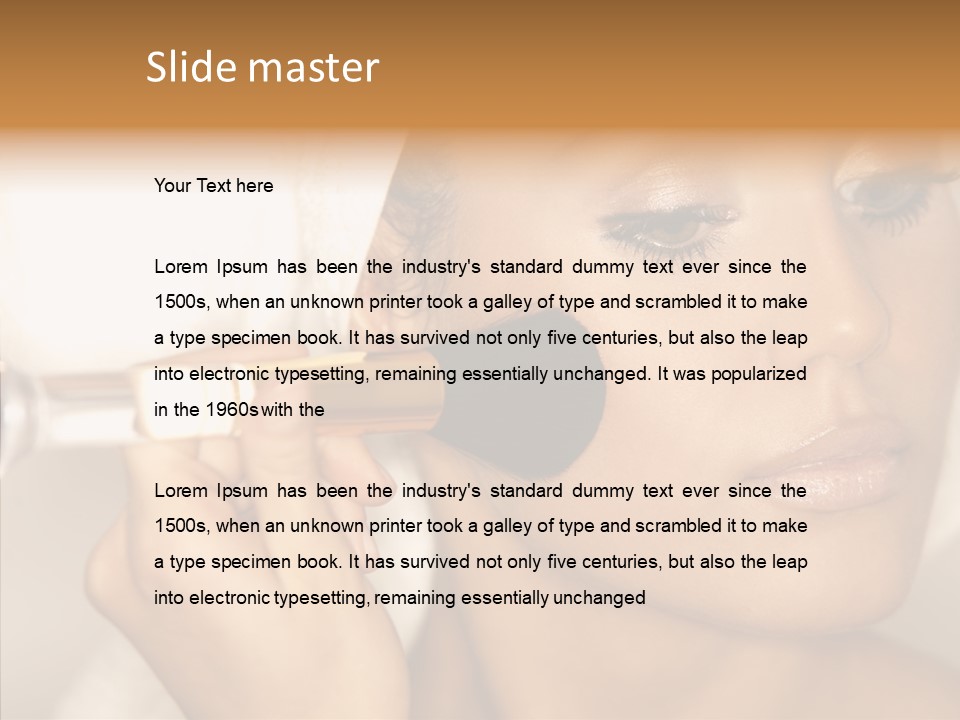 Rejuvenation Fingers Nails PowerPoint Template