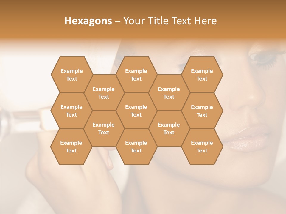 Rejuvenation Fingers Nails PowerPoint Template