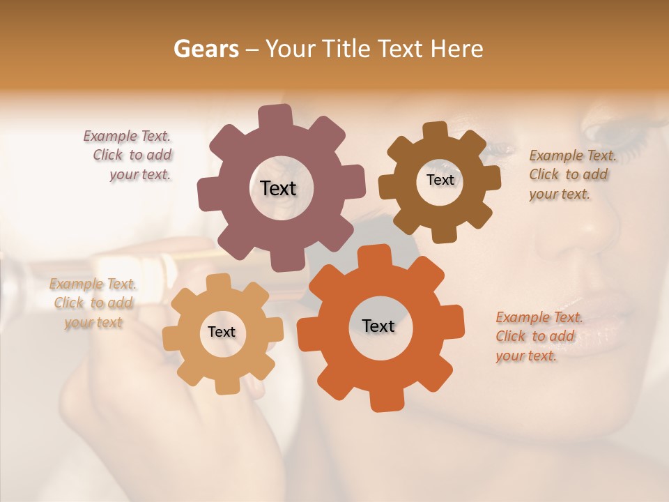 Rejuvenation Fingers Nails PowerPoint Template