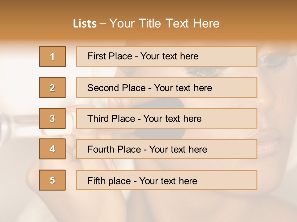 Rejuvenation Fingers Nails PowerPoint Template