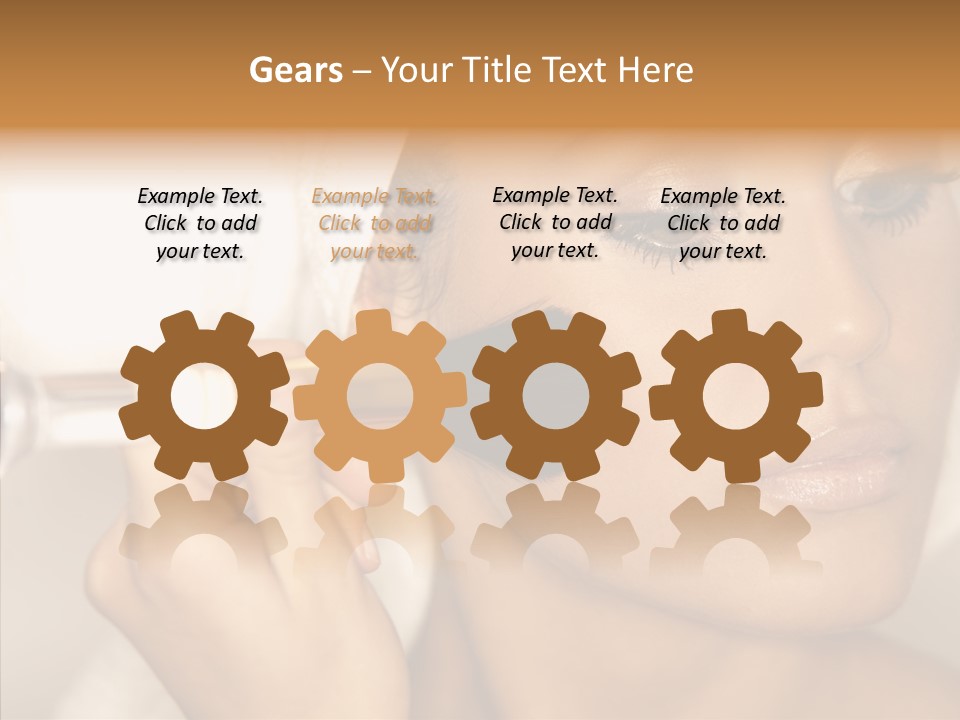 Rejuvenation Fingers Nails PowerPoint Template