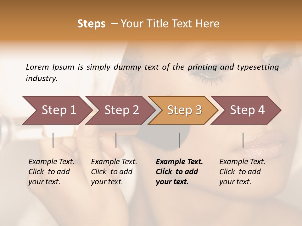 Rejuvenation Fingers Nails PowerPoint Template