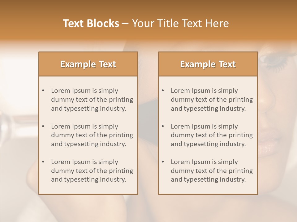 Rejuvenation Fingers Nails PowerPoint Template