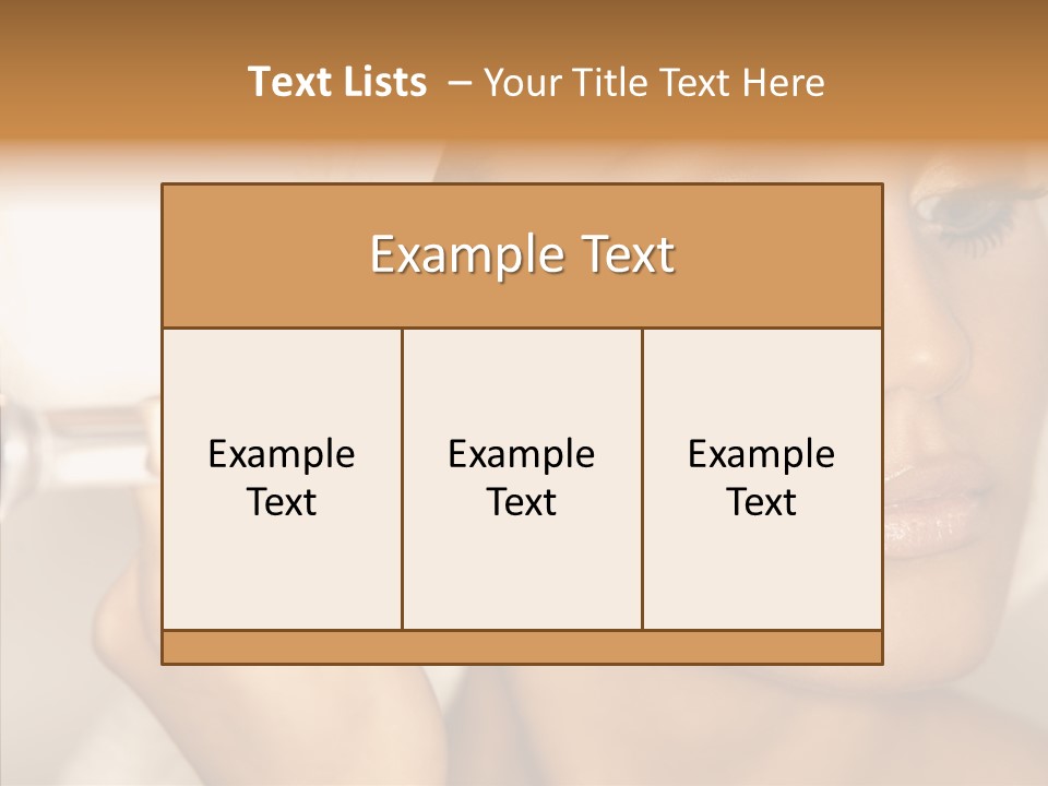 Rejuvenation Fingers Nails PowerPoint Template