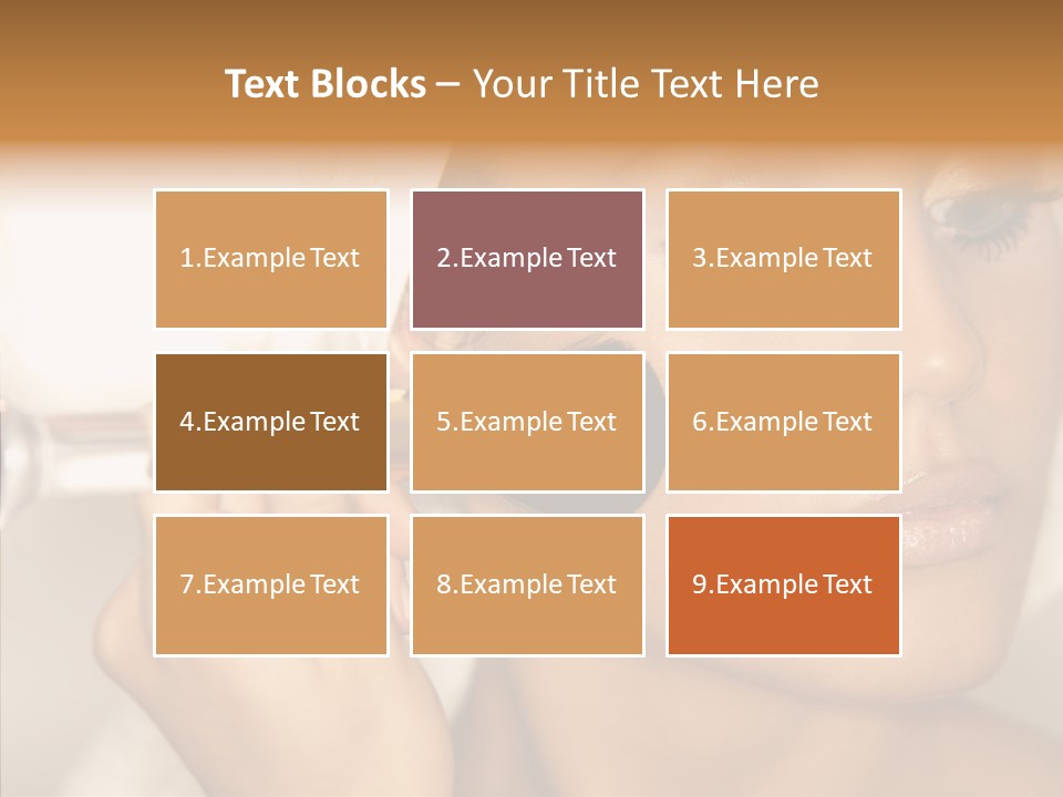 Rejuvenation Fingers Nails PowerPoint Template