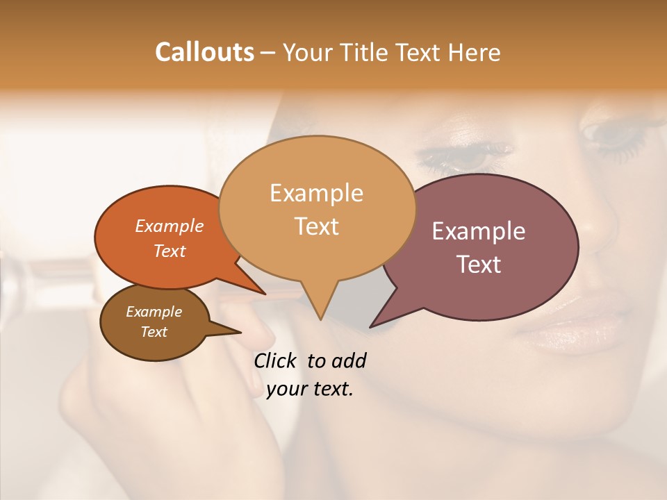 Rejuvenation Fingers Nails PowerPoint Template