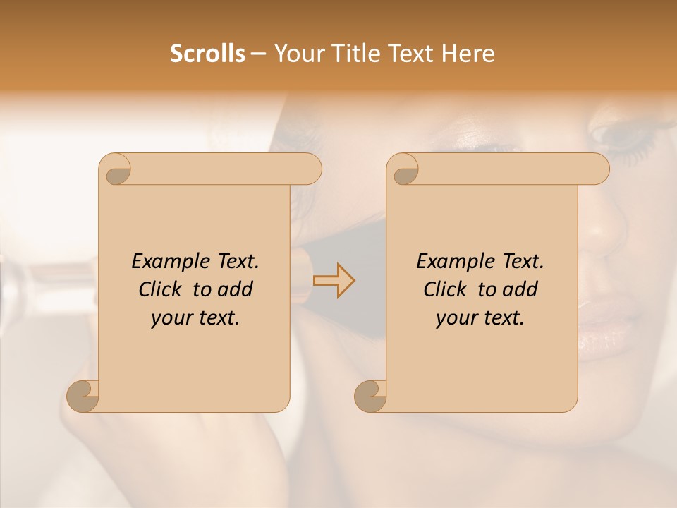 Rejuvenation Fingers Nails PowerPoint Template