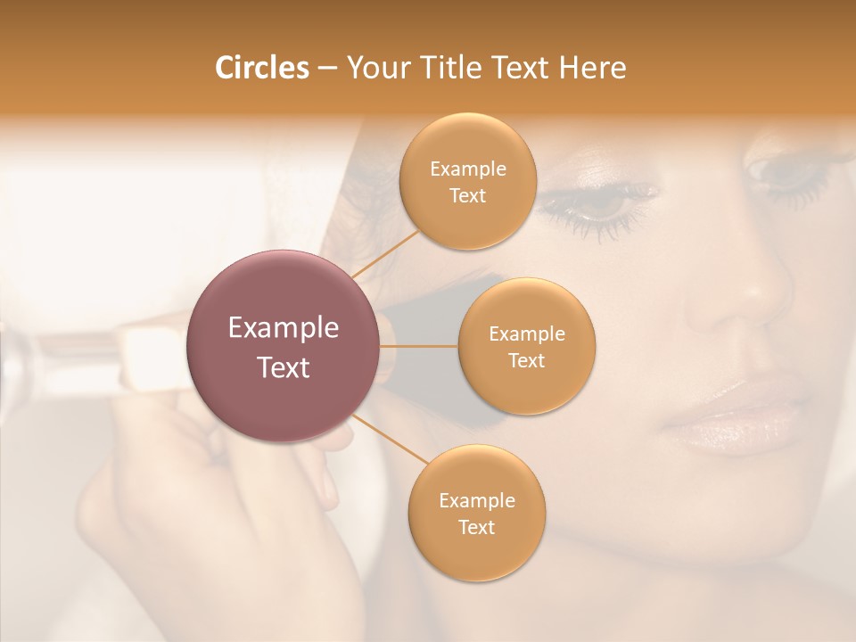 Rejuvenation Fingers Nails PowerPoint Template