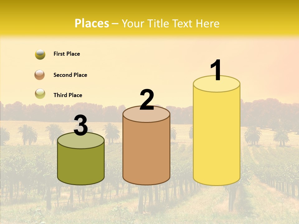 Tourism Blue Barossa PowerPoint Template