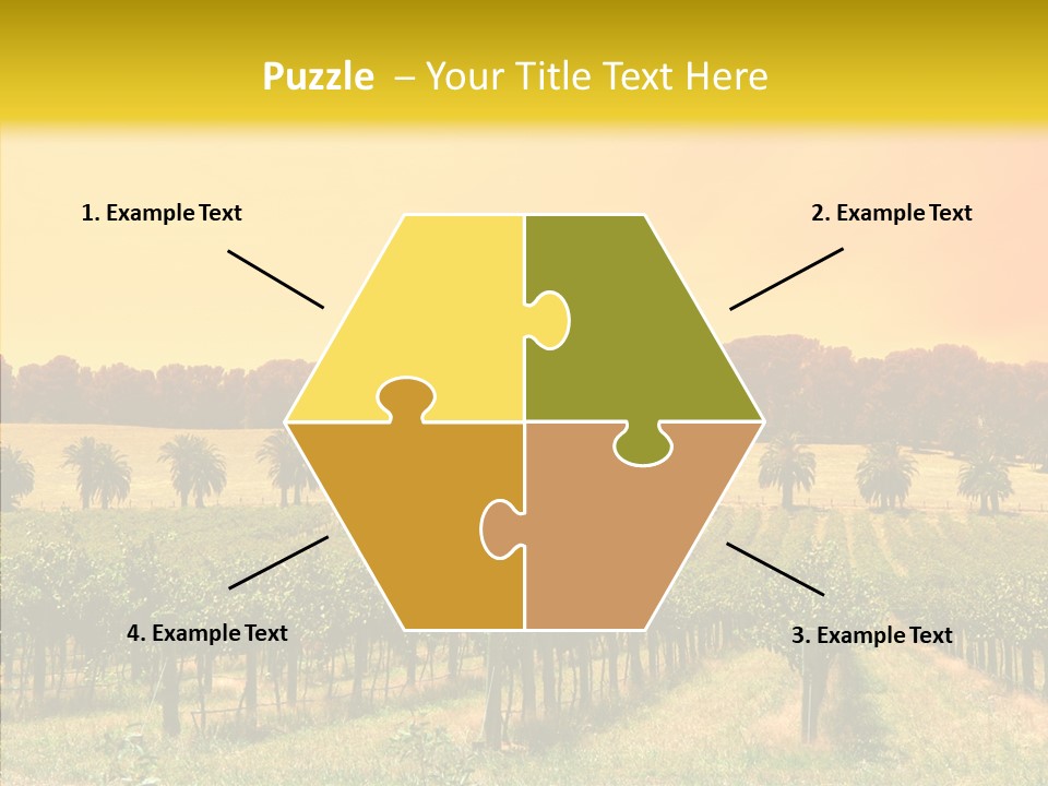 Tourism Blue Barossa PowerPoint Template