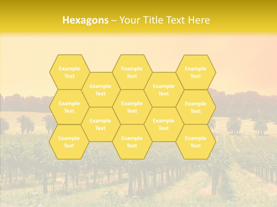 Tourism Blue Barossa PowerPoint Template